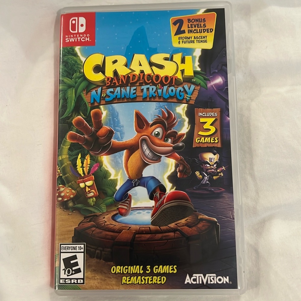 Nintendo switch crash bandicoot
